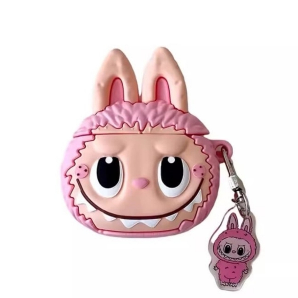 ⭐2/$25⭐New Labubu Airpods Case Cover with Cleaner kit Pen and Keychain for Apple